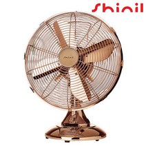 신일 메탈 클래식 탁상 미니 선풍기 30cm SIF-M30LM, 황동색