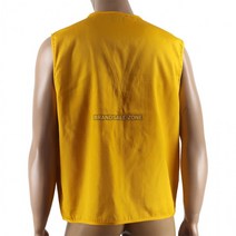 ITR-v3c 폴리코튼T/C조끼 옐로우 자원봉사STAFF조끼