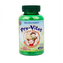 Holland & Barrett 홀랜드앤바렛 프리바이트 키즈 멀티비타민 츄어블 250정 PreVites with Iron, 1개
