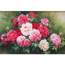 모란 직소 퍼즐 꽃 인테리어 장식 520 1500 피스, 1000P, 520~1500개