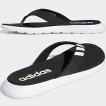 아디다스 adidas 컴포트 플립플랍 쪼리 슬리퍼_블랙 화이트 + 마스크