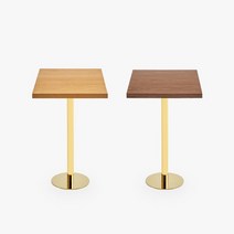 DHS 골드 바테이블 600 우드사각 (2 color), 오크