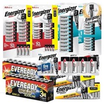 에너자이저 [에너자이저]알카라인 패밀리팩 건전지 24입 외 모음, [10년]에버레디 알카라인 AA 20입