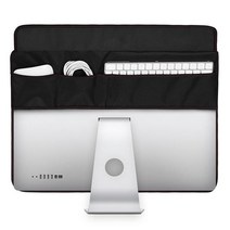 21인치모니터 20인치 23인치 와이드 게이밍 모니터 커버 보호 슬리브 호환 IMAC 21 인치/27 인치 데스크탑, 01 27 inch with pockets