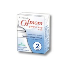 오브맘 액상분유 2단계(6~12개월) 200ml, 6입