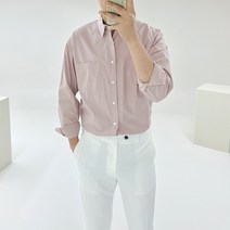 아도르클래식 몬스터 세미 오버핏 캐주얼 봄 가을 셔츠 긴팔 남방