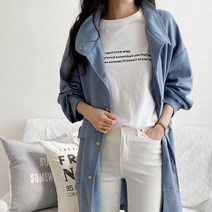 아이맘스타일 퍼프 야상 롱자켓 루즈핏 아우터