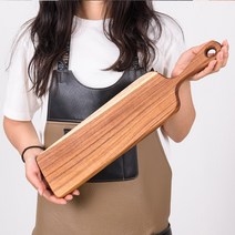 퍼즐사랑 티크원목 도마 선물용, 티크