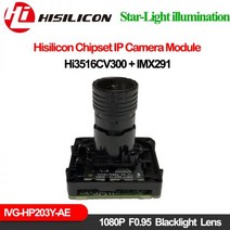 열화상카메라 열감지기 열감지카메라 1080P Wdr Ipc 모듈 Sony Imx291 Hisilicon Hi3516Cv300 웹캠 F0.95 Startlight Lens Xmeye, with 48V POE cable, 6mm