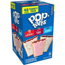 팝타르트 토스터 패이스트리 멀티 팩 ( 딸기 체리 블루베리) (48개), 1box