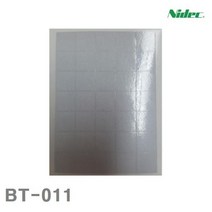 Nidec 회전계 반사테이프 BT-011 15mm 35개 4장 1SET (1EA)타코메타 타코미터 회전계 측정공구 측정공구 테스터기 회전계, 본상품