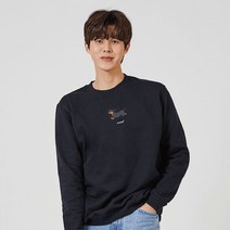 키밍 닥스훈트 그래픽 맨투맨코디 후드티