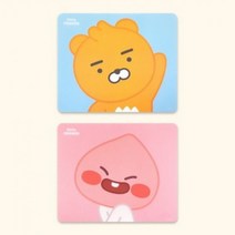 [바보사랑] 라이언 어피치 카카오프렌즈 미니 마우스패드 정품2종, 상품선택:어피치, 상세 설명 참조