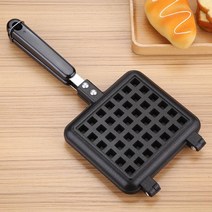 NonStick Waffles Maker Machine Kitchen Waffle Baking Mold Gas Pan Bubble Egg Cake Oven Breakfast Mac, [1] muffin maker