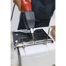 스티로폼 커터기 핸드폼 스티로폼커터 고정 절단, KS100 소형 일자형 칼 세트  100W