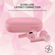 레이저 해머헤드 트루 와이어리스 블루투스 게이밍 이어버드 쿼츠 핑크, 상품선택