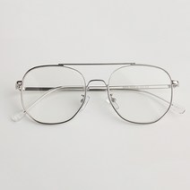 남자 여자 투브릿지 사각 메탈 보잉 안경테