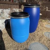 PE드럼통 60리터 새 제품 젓갈통 염료통, PE 오픈 드럼통 60리터