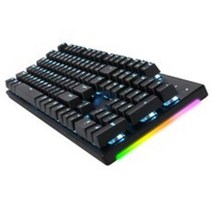 콕스 교체축 사이드 RGB 기계식 게이밍 키보드 갈축, 블랙, CK450, 일반형