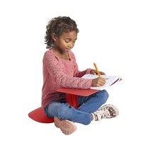 ECR4Kids 휴대용 일체형 책상 씨폼, Surf Seat_Red
