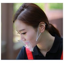 원데이마스크 투명 위생 마스크 덴탈마스크 요리용 식당 플라스틱 조리 입가리개, 1개, 30개입