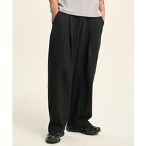 [5월 9일 배송] XERO Deep One Tuck Sweat Pants [Black] 224382