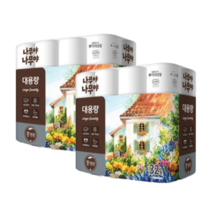 [트윈스몰] 무형광 잘풀리는집 나무야 나무야 3겹 대용량 (32롤) 착한 화장지, 2팩