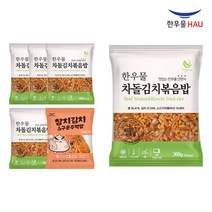 [자연맘스토리] 한우물 차돌김치 볶음밥 300g x 5개 + 참치김치 구운주먹밥 100g x 1개, 1세트