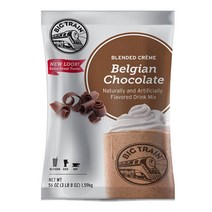 빅트레인 블렌드 크림 벨기안 초코 파우더 믹스 3.5Lb(1.59kg) Big Train Blended Creme Belgian Chocolate Powdered Mix, 1개