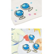 옷에붙이는 스티커 와펜 붙이기 빈티지 열 접착 만들기 가방 꾸미기 의류 옷 패치 로고 티셔츠 리폼 자수 수선 모자 지구 로고 와팬