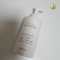 은율 데일리 케어 프레쉬 선크림 SPF46 PA+++, 60개, 300ml