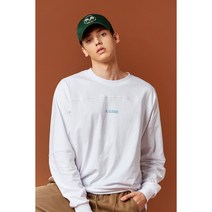 아키클래식 남여 긴팔티 추천!! 핏이 멋진 티셔츠 클래식 슬로건 롱 슬리브 화이트 AKAKFU20841