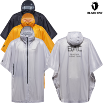 블랙야크 비옷 우의 판초 MAWC3IN1레인케이프자켓 1BYJKM2906, 그레이