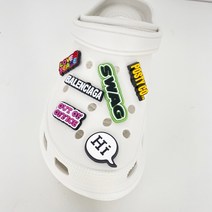 폰트 로고 크록스지비츠 악세사리 샤비츠 샤록스 악세사리 신발꾸미기 1EA