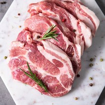 한돈 목살 제주흑돼지 항정살 마장동 가브리살 토시살 통삼겹살 폴드포크 꼬들살 뽈살 목살스테이크 통목살 덜미살 도축장 생삼겹살 통오겹살 한돈케이크 수육 백돼지 앞다리살 뒷다리살 찌개거리, 한돈 목살 1kg 2cm