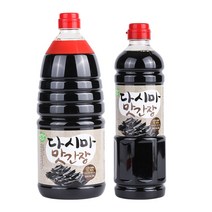 기장 다시마 만능 맛 간장 조림 국간장 양조간장, 900ml + 1500ml 세트