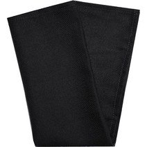 SNAP DRAPE Milan Birdseye 스펀 폴리에스터 리넨 디너 냅킨 천 가정 및 레스토랑을 위한 최소한의 보풀이 있는 재사용 가능한 508 x 508cm(20 20인치), Black