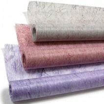 선유지 1.2m x 20m 마섬유 아바카 롤한지 창호지 벽지, 갈색