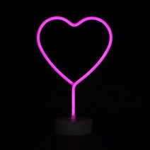 LED 네온사인 무드등(하트) 인테리어 조명 LED 램프