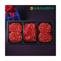 [동횡성농협한우] 1등급 하누리정육세트 4호/국거리1팩+불고기2팩/팩당500g/총1.5kg, 단품, 단품