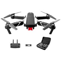 낚시 미끼 배달 드론 ylrc s62 미니 접이식 전문 드론 고도 홀드 싱글듀얼 카메라 4k 항공기 2.4ghz 4ch 접이식 쿼드콥터 완구, 블랙 에이