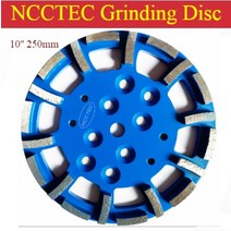 EDCO 블라스트락 그라인더용 다이아몬드 디스크 범용 바닥용 플레이트 10 인치 250mm 20 세그먼트, 한개옵션0