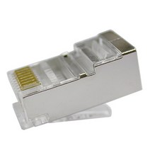 [강원전자] 플러그마스터 RJ-45 커넥터 CAT.5E STP P8-005E [투명/100개], 본상품선택, 100개