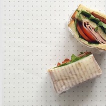 블랙 검정도트 패턴 유산지 25x35
