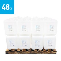 조이수 초순수 3차 살균 정제수 증류수 18리터 48개 지게차 배터리 화장품 의료용 가습기 냉각수, 단품