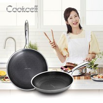 쿡셀 블랙큐브 통3중 프라이팬, 26cm, 1개