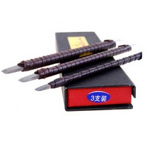 서예박사 전각도 오창석 3본세트 4mm 6mm 8mm 전각칼 전각 수제도장재료 전각재료