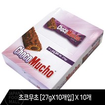 레비스코 초코무초 초콜릿바 27g 10입, 10타(10개입x10개)