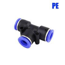 공압 피팅 파이프 커넥터 튜브 에어 퀵 워터 푸시 인 호스 4mm 6mm 8mm 10mm 12mm PU PY PK PM PZA HVFF, PE_4mm