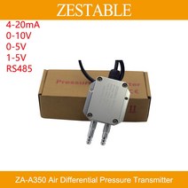 ZAA350 공기 가스 저차압 트랜스미터 풍력 차압 변환기 420mA 05V 15V RS4, 42.0500Pa  010V output